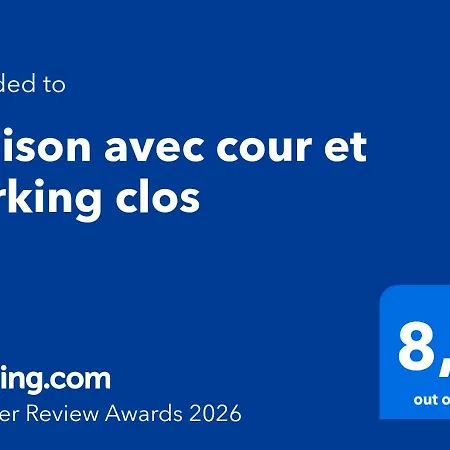 Maison Avec Cour Et Parking Clos Semesterbostad